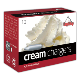 Ezywhip N2O Cream Chargers 10 Pack x 6 (60 Bulbs) Ezywhip N2O Cream Chargers 10 Pack x 6 (60 Bulbs)