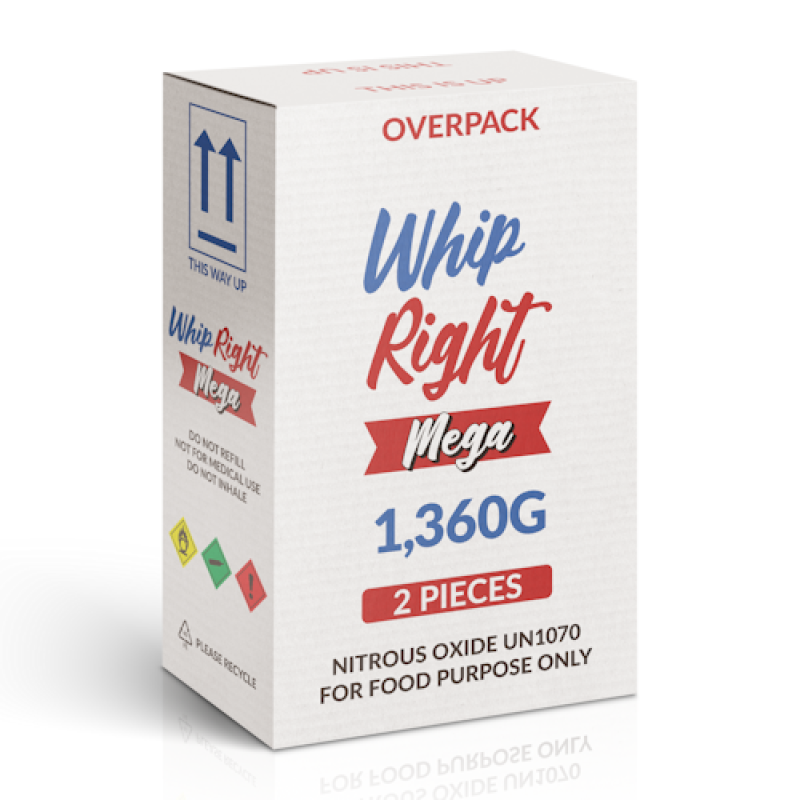 WhipRight 2.2L Mega 1,360G Cylinder